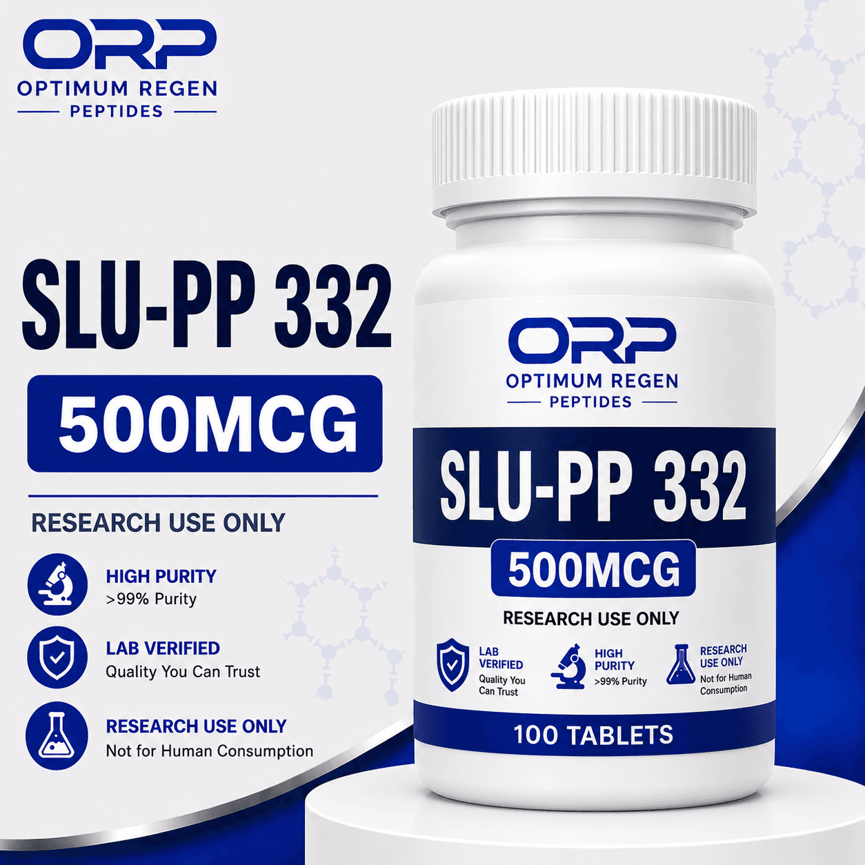 SLU-PP-332 research peptide vial — Optimum ReGen Peptides
