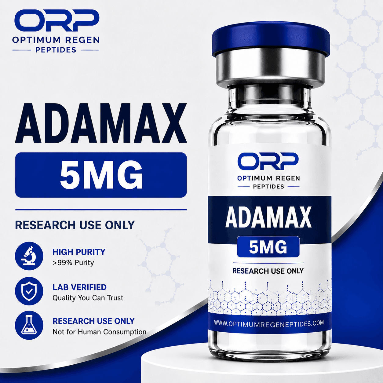 Adamax 5mg research vial