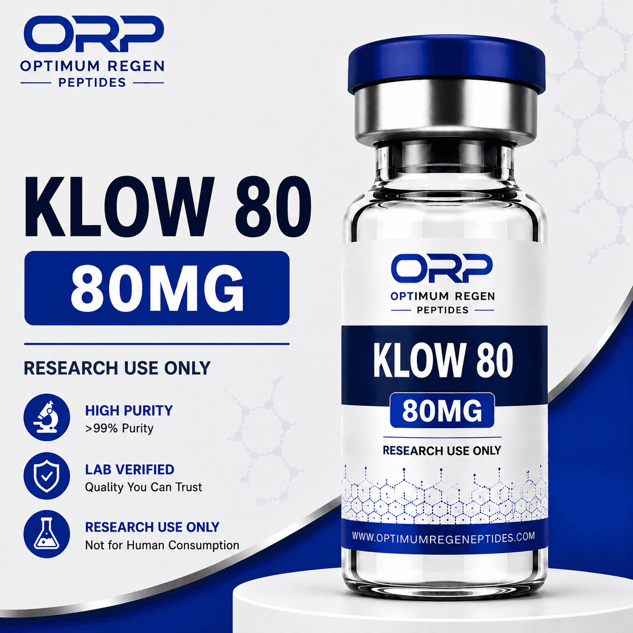 Klow 80 80mg research vial