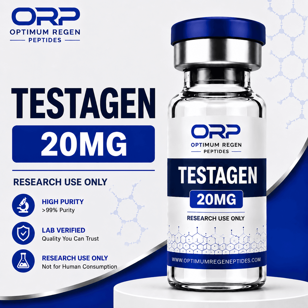 Testagen 20mg research vial